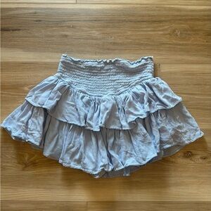 Rock & Rags Light Blue Ruffled Mini Skirt Size XXS